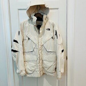 The North Face Men’s Ski Snowboarding Jacket Hyvent Cream Size Medium
